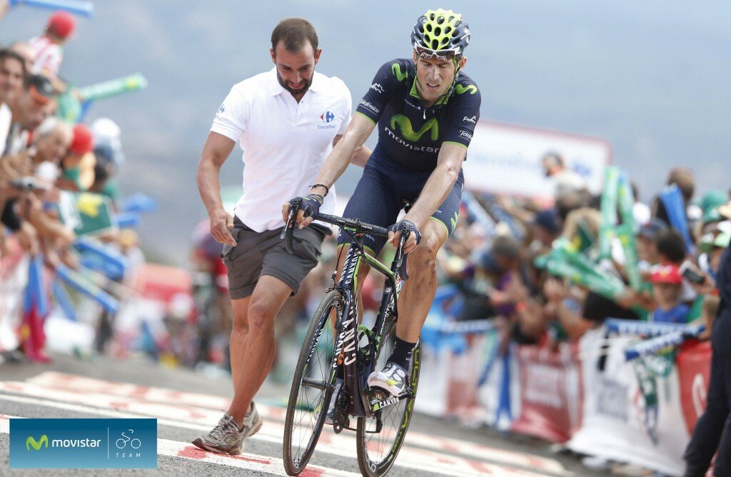 Imanol Erviti tras coronar La Camperona en La Vuelta 2014 | Movistar Team