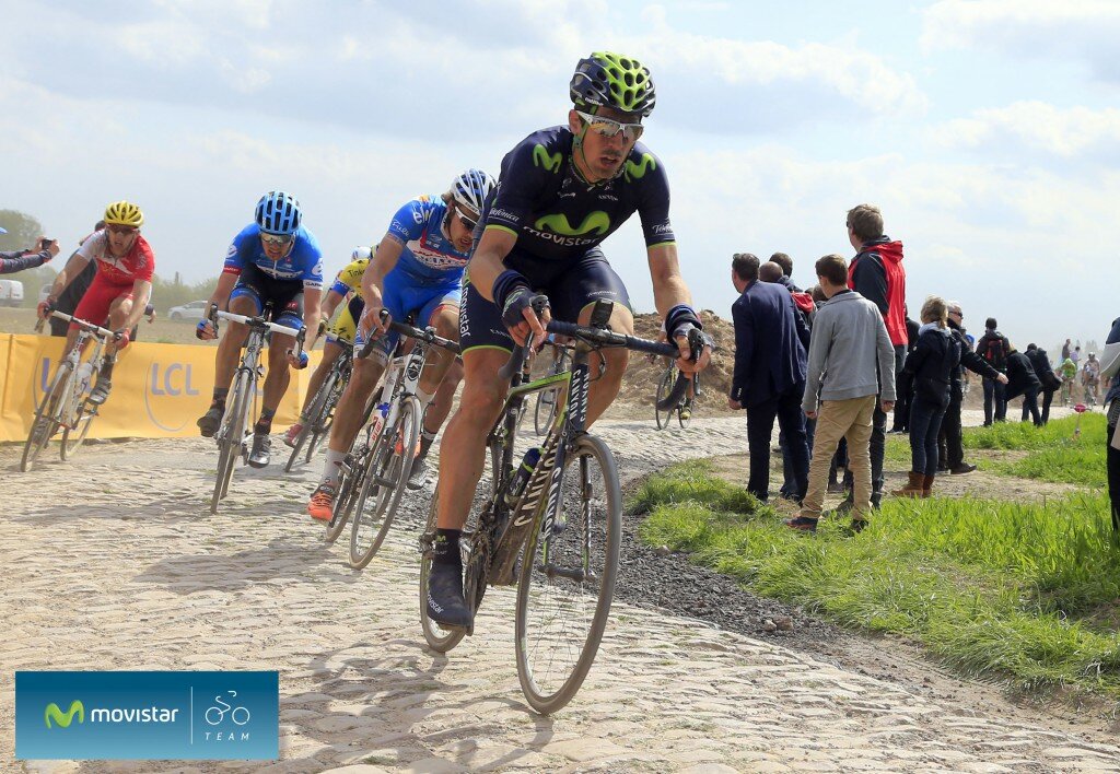 Imanol Erviti, en el Carrefour de l'Arbre. París-Roubaix 2014 | Movistar Team